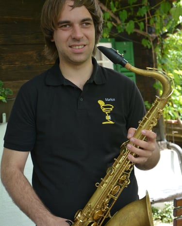 Markus Adam - Saxophonist/Klarinettist und Arrageur von Brass Cuvée