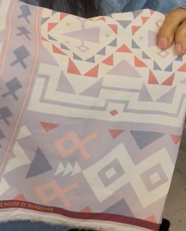 beautiful digital print cotton fabric 