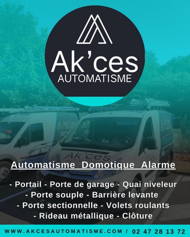 Remplacement d’une porte de garage sectionnelle à Saint-Avertin près de Tours