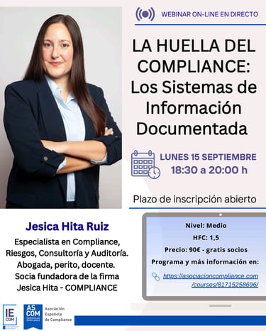 Formación Compliance Webinar ASCOM