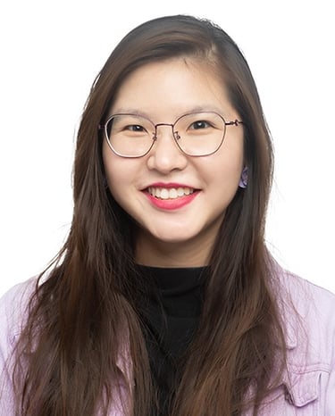 Co-founder Dr Genevieve of BAE Counselling in purple, bringing empathy and warmth to therapy