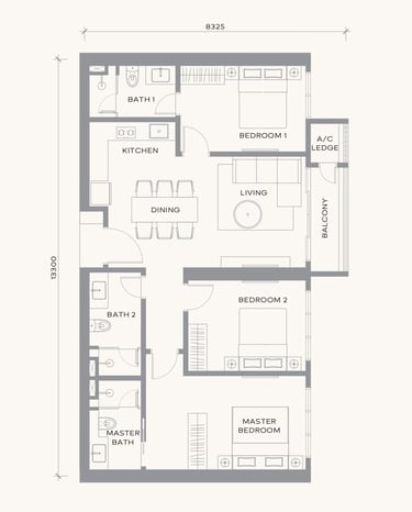 Layout Floor Plan Type G Khaya Residences Bangsar