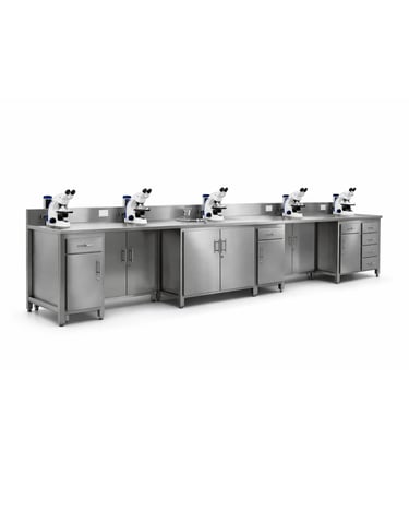 Mobiliario para laboratorio en acero I Durata