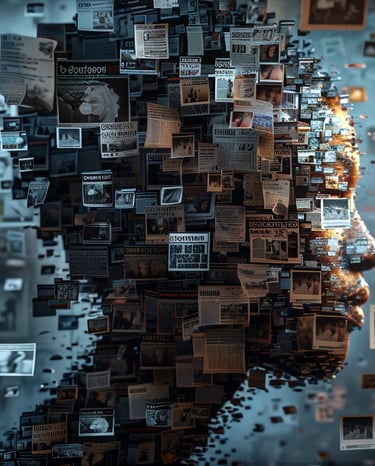 psychologie pour expatriés - le visage d'une femme créée via des pages d'actualité sur l'expatriation