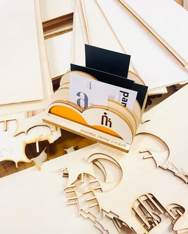 Porte lettres par Lucie Allard Design