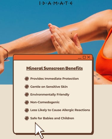 a woman with a red bikini top and a blue sky background