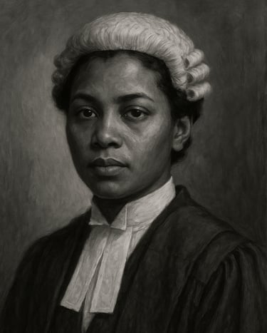 Stella Thomas 1st African called to the Bar in Britain