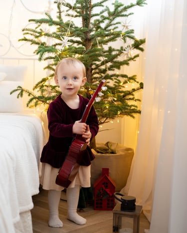 Kalėdinė fotosesija studijoje