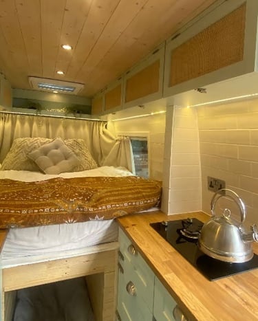 Campervan inside - vanlife