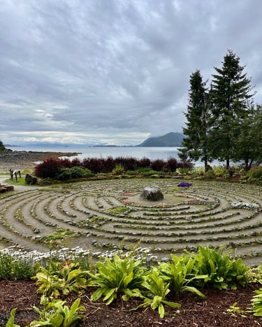 Labryinth at Shrine of Saint Therese Juneau