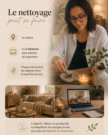 seance de nettoyage énergétique des lieux Vaucluse