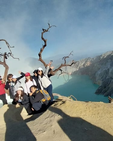 Day 1:  » Arrive Surabaya at 09.35am (TR 262) - Madakaripura waterfall - Check in Kecombrang.   Day 