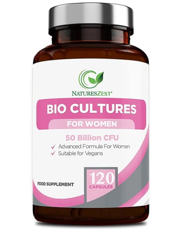 Women’s Probiotics for UTI, Gut & Digestive Support – 50 Billion CFU with Prebiotics, 4 Months’ Supp