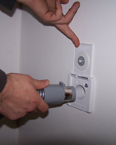 Branchement prise aspirateur duovac