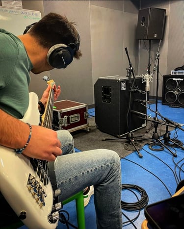 enregistrement de l'ep de watchers a la basse