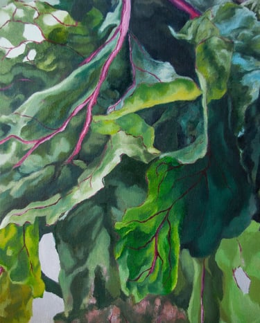 paintings background leaves