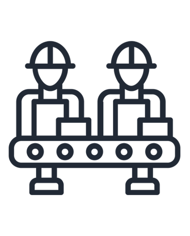 An icon with transparent background representing the concept Assembly Services