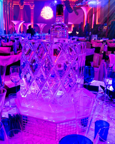 centro de mesa de hielo para bodas en buenos aires