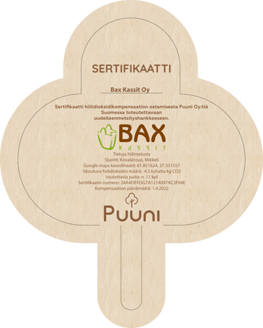 Hiilijalanjäljen kompensointi