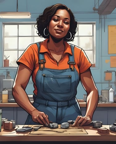 femme indépendante en quête d'inspiration