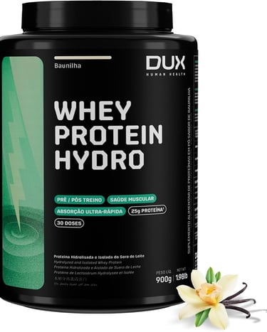 Pote de Whey Protein Dux Iso: pureza máxima para definição e ganho muscular