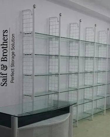 display glass racks