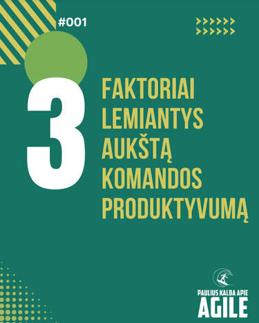 aukštas produktyvumas