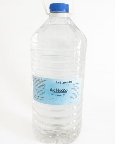 Botella de agua por 6 litros descartable
