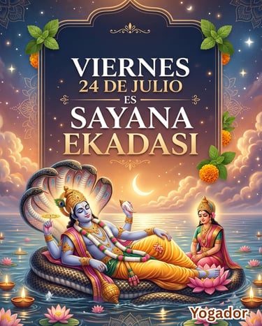 Sayana Ekadasi. Ayuno de granos