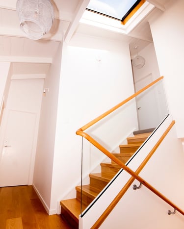 Stairwell skylight renovation