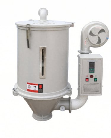 Sochen Material industrial plastic dryer, all-stainless steel barrel, silent fan, flip-back design f