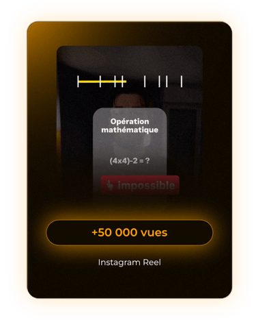 Réel Instagram réalisé par l'entreprise "SENSIBY" cumulant plus de 50 000 vues.