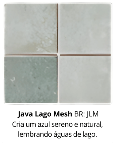 Revestimento cerâmico Java Lago da Sul Piscinas em Gravataí, cria um azul sereno e natural, lembrand