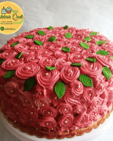 pasteleria queti torta personalizada rosas cumpleaños lima peru