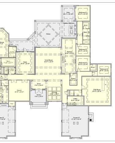 Floor plan for residential house, floor plan for house, house floor plan, cad drafted floor plan