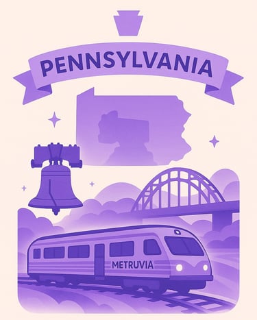 Official Brand Logo of Metruvia for Pennsylvania