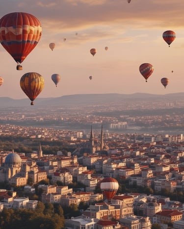 A tranquil beach sunset with gentle waves lapping at the shore.