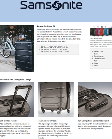 Samsonite travel organization hacks