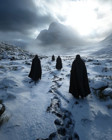 Fantasy landscape scene created by ai&me.