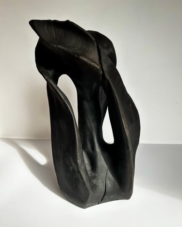 Wood sculpture. Interior design. Ditchling East Sussex.