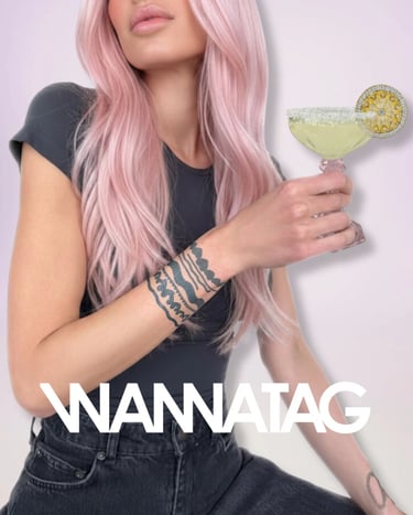 tatouage éphémère bracelet poignet accessoire mode tendance lifestyle WANNATAG