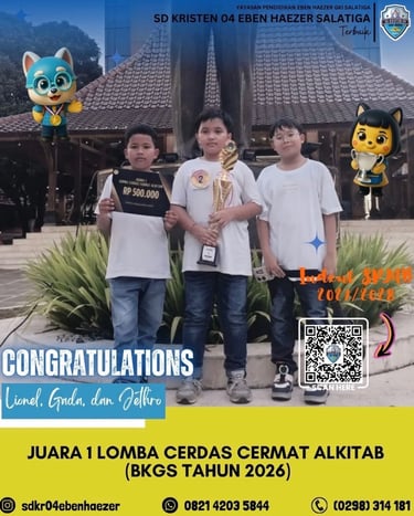 SD Kristen 04 Salatiga Juara LCC Alkitab BKGS 2026