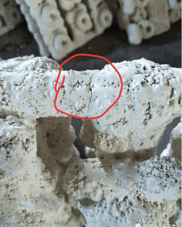 Defects in Lost Foam Molds