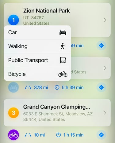 multi modal transportation mode