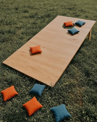 Cornhole žaidimas nuomai Klaipėdoje