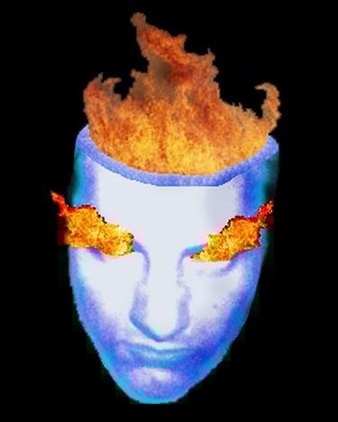 HOT HEAD PORTRAIT -J. Freels