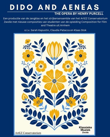 Shiva Soroosh - Dido and Aeneas opera by Henry Purcell - ArtEZ Conservatorium