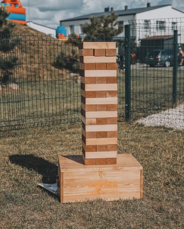 XXL Jenga žaidimas nuomai Klaipėdoje