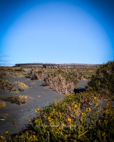 Tierra Patagonia hotel view from the beach