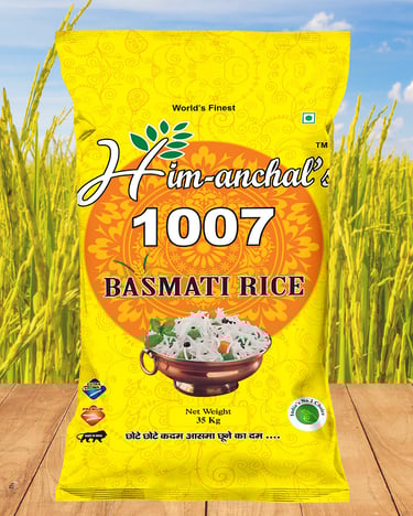 himanchal basmati rice 1007 pack -30kg